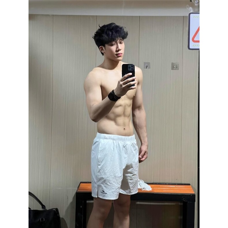 夏季薄款短裤运动新款休闲凉感潮流速干男士宽松外穿运动裤五分裤,男装牛仔裤,星座506A