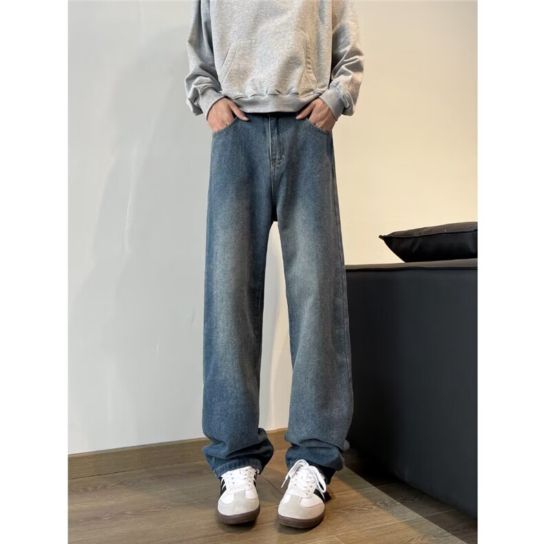 牛仔裤男2024秋冬季新款美式M607P42,男装牛仔裤,星座1116-2