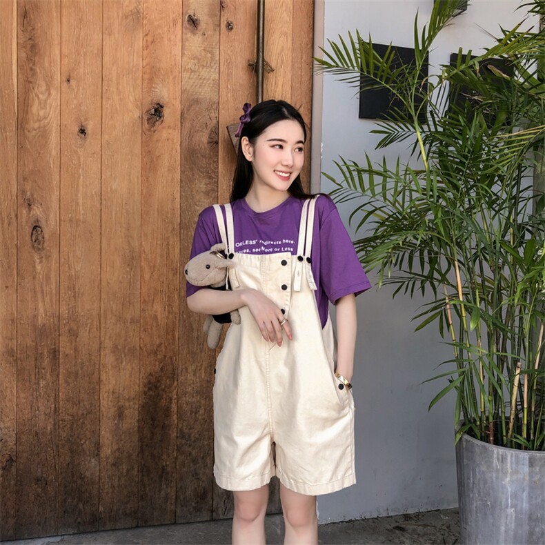 现货2021夏装新款背带牛仔短裤166-QZ18,女装牛仔裤,茜茜公主