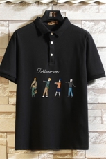 PL57043-P35翻领短袖polo衫男大码胖子半袖t恤男有领保罗衫，男装Polo衫，电商A040A
