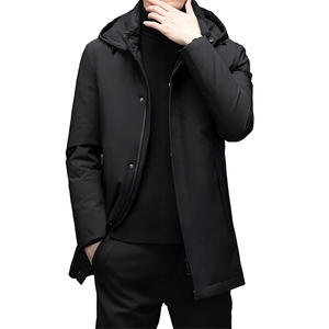 新款中年男士脱卸内胆背部加绒款羽绒服拆卸帽外套TLM8863-P350图片