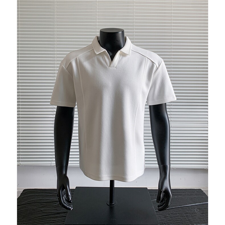 主推重磅POLO衫夏季短袖翻领半袖上衣cleanfit正肩t恤衫S419特28,男装Polo衫,电商A233-1