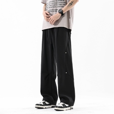 现货防水冲锋裤裤子男宽松潮牌直筒束脚裤女DSA157-1-K9882-P45，男装休闲裤，电商A157-1