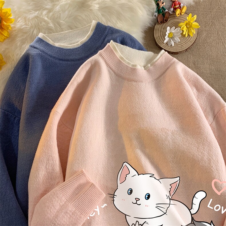 控78假两件毛衣男大码加绒针织衫男毛线衣M80300-P55加绒P70,男装针织衫/毛衣,电商A040