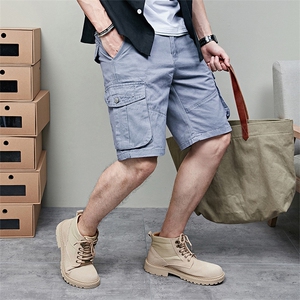 2023夏季薄款纯工装短裤潮流宽松五分马裤潮牌ins中裤G2811P45图片