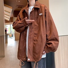 春季新款牛仔外套男女潮牌日系宽松复古做旧水洗牛仔夹克潮流，男装夹克，星座716-3