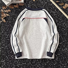 原宿ins时尚流行印花宽松p0l0卫衣衫气质潮流新款百搭PL41P45，男装Polo衫，星座1013-5