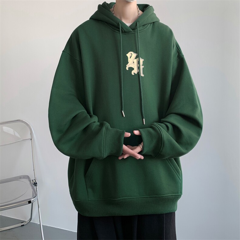 ！发泡印花！连帽圆领卫衣男装港风帽衫男 LM119-P35图片