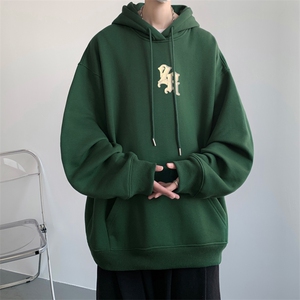 ！发泡印花！连帽圆领卫衣男装港风帽衫男 LM119-P35图片