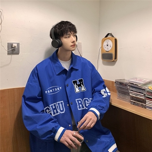 港风23春季新款hiphop炸街设计感潮流翻领夹克外套G721P65控88图片