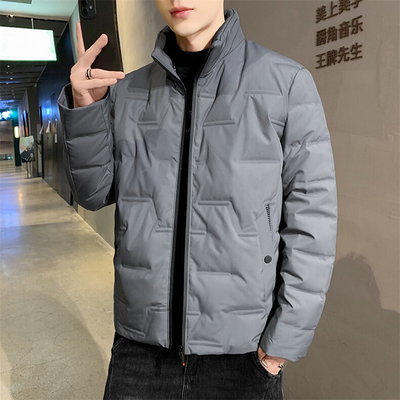 羽绒服男士冬季新款中青年白鸭绒加厚保暖外套男装潮流休闲上衣图片