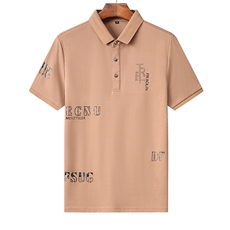 夏季新款男士翻领短袖t恤中年有领男装上衣服休闲POLO衫，男装T恤，电商B212（原钱塘6029）
