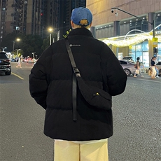 2023男冬季新款灯芯绒保暖棉衣防风宽松加厚大码棉服外套BYM09P85，男装棉衣，电商A086