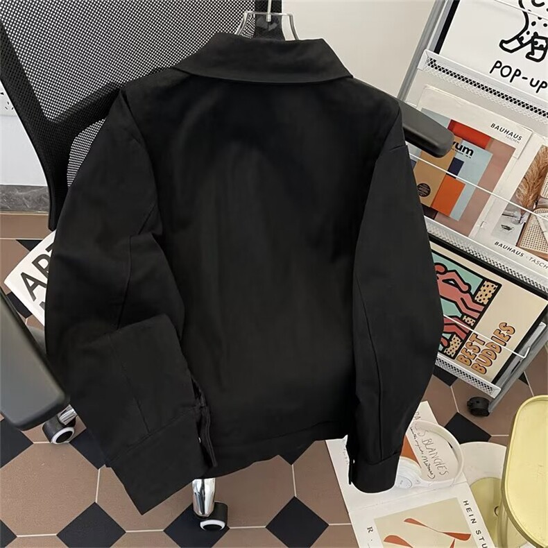 外套男款秋季宽松休闲上衣翻领夹克衫2025新款男装6902P78,男装夹克,星座410-2