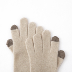 2025年新款百搭女士双股加厚长款保暖分指手套，手套，窄众羊绒