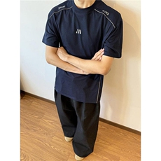 索罗娜短袖T恤男女夏季潮牌宽松设计感字母半袖运动休闲上衣特P28，男装T恤，电商C306-1