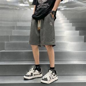 五分短裤潮牌男冰丝夏季薄款休闲运动美式跑步速干 N3312图片
