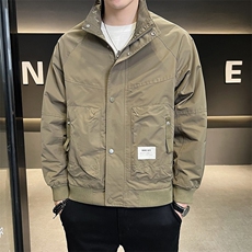 秋季新款宽松休闲男装工装外套男士短款衣服JK96044，男装工装外套，星座516A