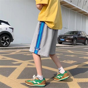 美式高街短裤男夏季潮牌ins休闲中裤GK74P28图片