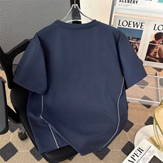 夏季薄款反光短袖T恤男圆领休闲潮牌运动宽松百搭青少年痞帅体恤，男装T恤，星座1210-1
