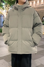 棉服棉袄秋冬新款棉衣外套纯色连帽面包服保暖加厚A436-1277-P60，男装棉衣，电商A436