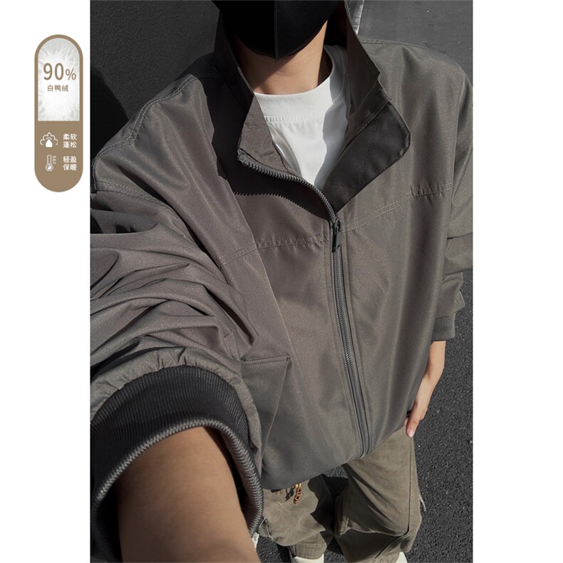 广检90%白鸭绒 冬季外景羽绒服充绒量75gM-5X HY25598-特P109图片