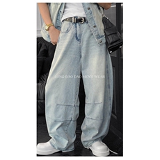 自产现货冰川蓝牛仔衬衫套装1005-FDCC07衣服P88裤子P78套装P166，男装衬衫，星座1005