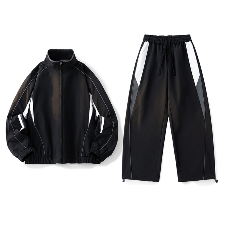 2025秋季新款现货情侣冲锋衣套装男户外登山服DSA157B-TZ572-P108,男装休闲套装,电商A157B