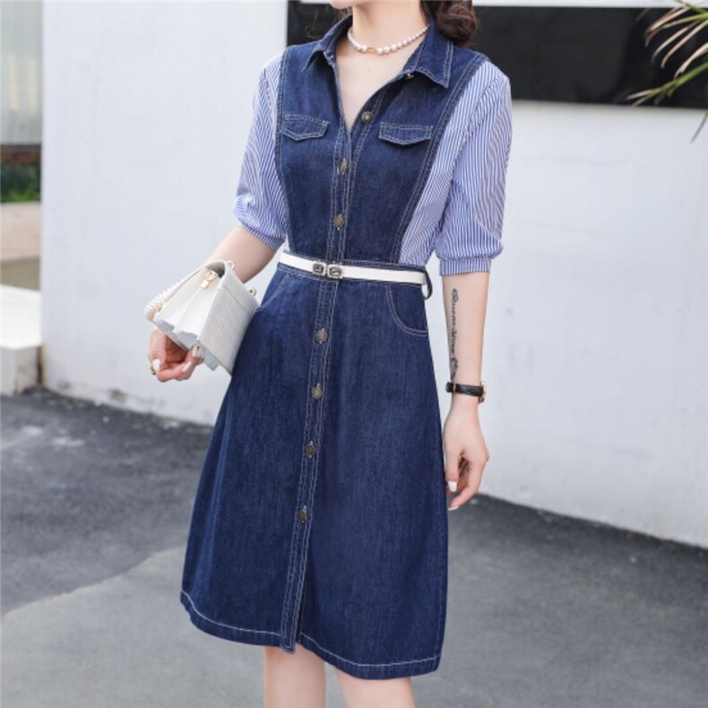 现货，夏季连衣裙，女装连衣裙，锦豪达