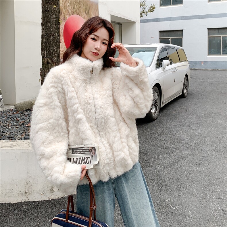 冬装新品数据款环保貂狐毛皮草外套2146P215K358,女装皮草,2C219