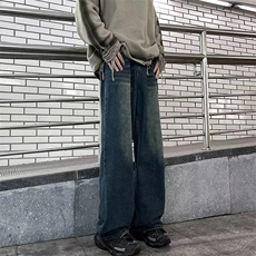 新款休闲裤长裤男美式百搭垂感宽松嘻哈运动裤KK337-P43，女装休闲裤，星座911-3