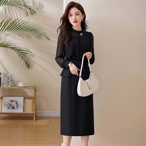 2026春季新款简约时尚休闲女装连衣裙，女装连衣裙，美沁