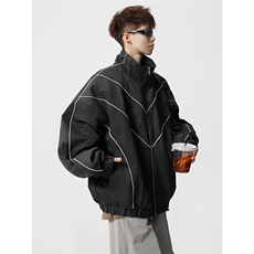 可二开机能防寒棉服M-5XL大码涤纶棉服男白底78176P138控198，男装棉衣，星座226-1