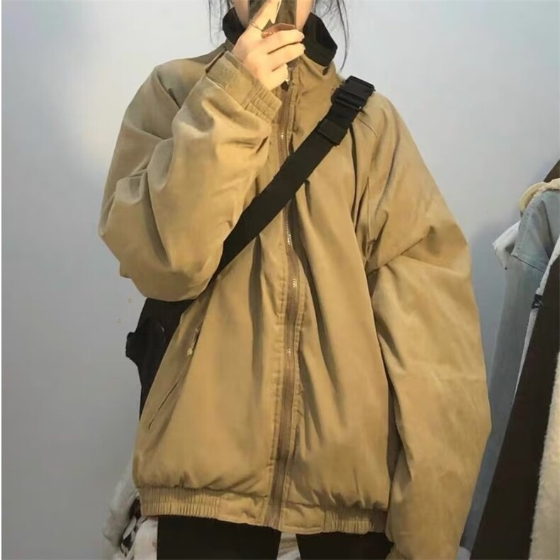 韩系夹棉外套女温柔风棉服棉衣秋冬季2025新款218-8JKJY57P80,男装棉衣,星座218-8
