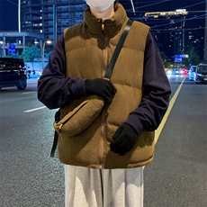 灯芯绒棉马甲男2024秋冬季新款棉衣休闲保暖加厚外套，男装棉衣，星座410-6（原星座1304-1）