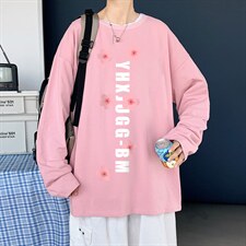 ！秋季打底衫男卫衣男潮流圆领纯棉长袖T恤男CX292-P25，男装T恤，电商B371