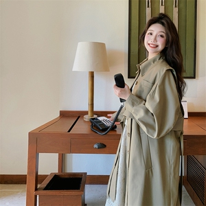 【现货】24早秋新品披肩两件套韩版风衣2401-P195-K255图片