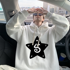 8XL连帽卫衣男大码胖子帽衫大号运动服WY2368-P35加绒款-P40，男装卫衣，电商A040