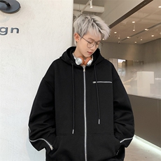 B225-仔仔图-A6455--P70--X88--拉链开衫卫衣--聚酯纤维，男装卫衣，电商B225