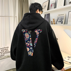 抖音得物供货 可提供视频 秋冬重磅美式宽松连帽卫衣DL2005图片