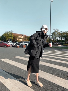 韩系排单显瘦羽绒服图片