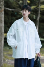 港风外景工装大口袋防晒衣男户外情侣潮牌防晒服FS77006P50控78，男装防晒衣，星座227-7