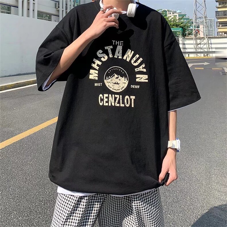 男圆领T恤宽松短袖T177P28,男装T恤,星座1116-2