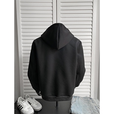 WY806-尺码M-3XL-P48-cleanfit重磅硬挺连帽衫美式拉链开衫卫衣，男装卫衣，星座1811B