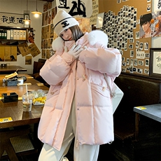 现货2026新款冬装纯色韩版羽绒新标90绒2D009-Y20-P350控528，女装羽绒服，2D009