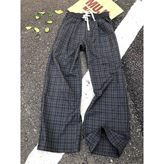网图慎用2026春季新款格子休闲裤男潮流阔腿裤K5714-特P35控58，男装休闲裤，电商A001