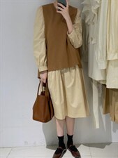 马甲?连衣裙两件套，女装马甲，驿谷