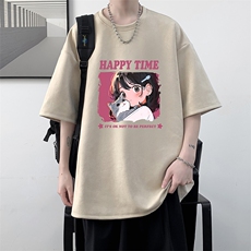 麂皮绒短袖t恤男大码半袖男大皂风JD82353-P25，男装T恤，电商A040