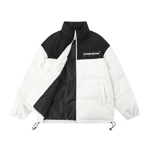 白底23新款冬季时尚百搭潮流加厚PU皮棉服外套MY6406P125控168图片