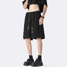 B225-K2205-P31-X39--聚酯纤维--风新中式休闲短裤，男装牛仔裤，电商B225